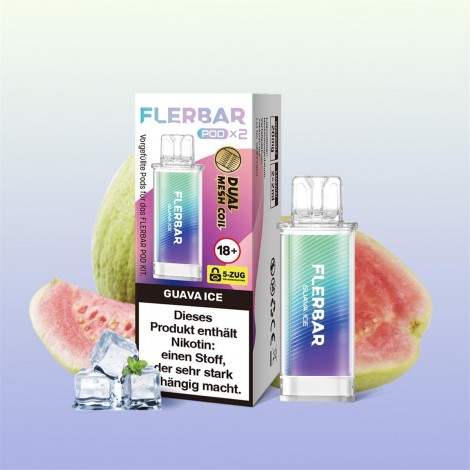 Flerbar Pod - Guava Ice 20mg (2x pro Packung)