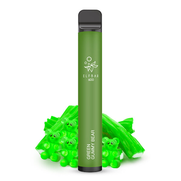 Elf Bar 600 - Green Gummy...