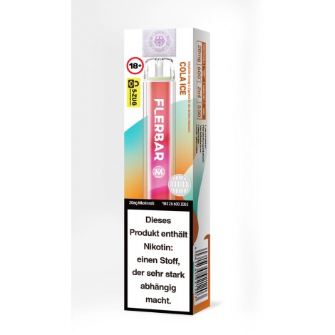 Flerbar M E-Shisha 600 - 20mg/ml - Cola Ice