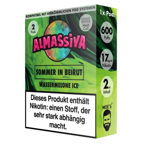 Al Massiva Pod (2er Pack) - Sommer in Beirut 17mg