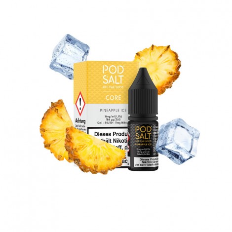 Pod Salt Core - Pineapple Ice - Nikotinsalz Liquid 10ml - 11mg/ml