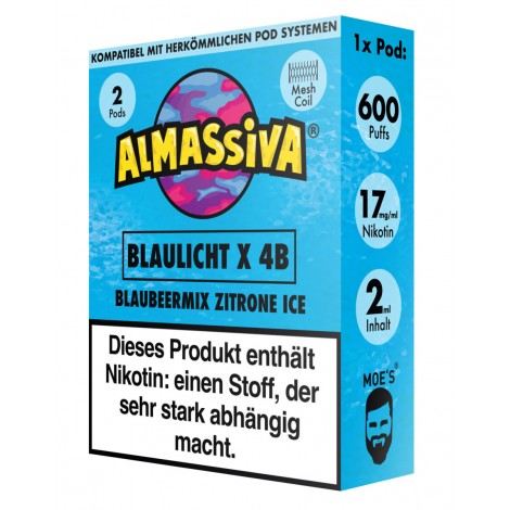 Al Massiva Pod (2er Pack) - Blaulicht X 4B 17mg