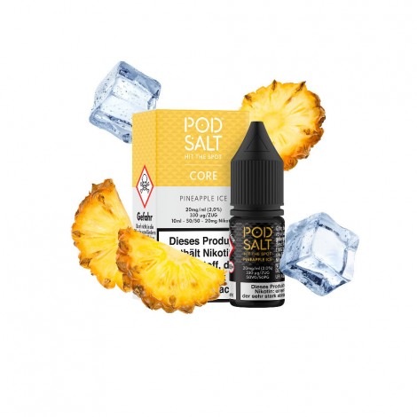 Pod Salt Core - Pineapple Ice - Nikotinsalz Liquid 10ml - 20mg/ml