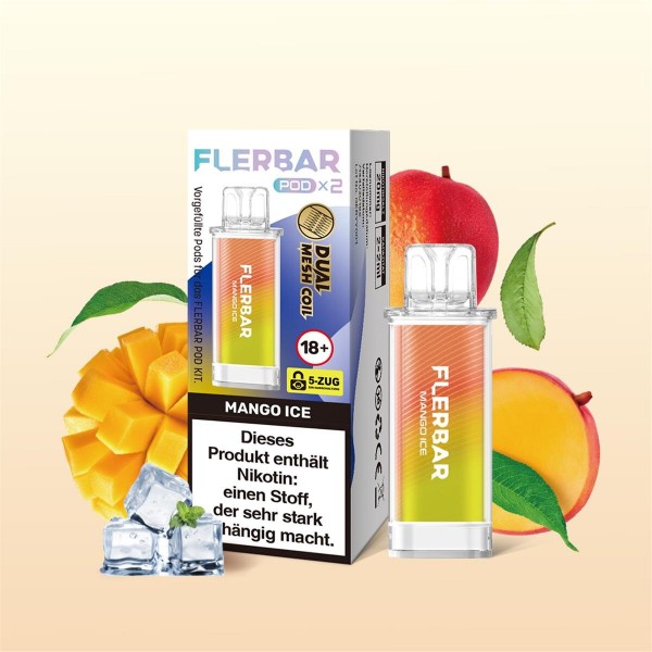 Flerbar Pod - Mango Ice 2...