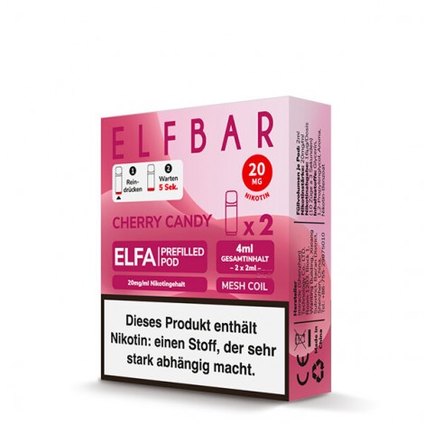 Elf Bar Elfa Pod 20mg - Cherry Candy (Cherry) (2 Stück Pro Packung)