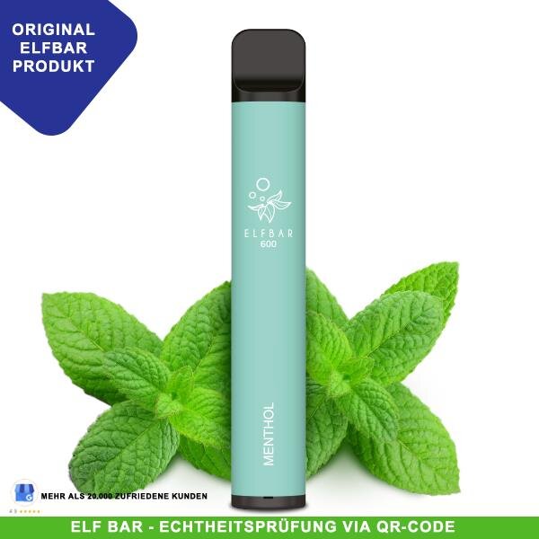 Elf Bar 600 - Menthol 20m...