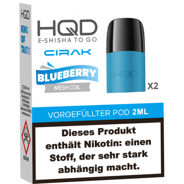 HQD CIRAK PODS 20mg/ml - ...