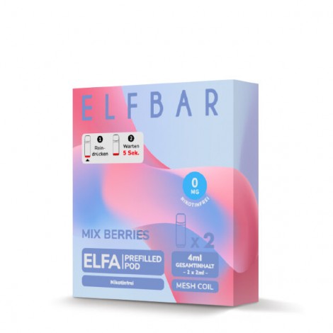 Elfbar Elfa Pod - Mix Berries 0mg