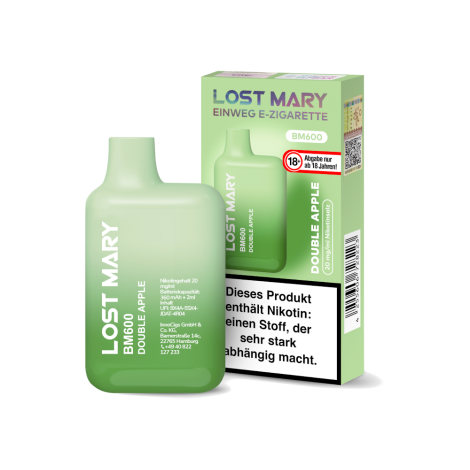 Elf Bar - Lost Mary BM600 | Double Apple 20mg (Crazy Apple)