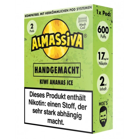 Al Massiva Pod (2er Pack) - Handgemacht 17mg