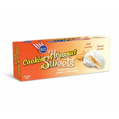 American Bakery Cookies & Peanut White 96g