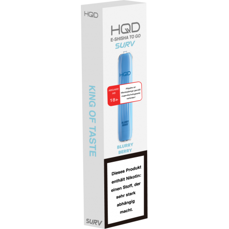 HQD Surv Vape  - 600 Blue Razz (Blurry Berry) 18mg