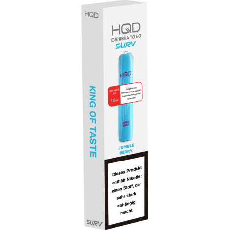 HQD Surv Vape  - 600 Very Berry (Jumble Berry) 18mg