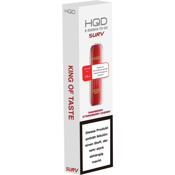 HQD Surv Vape  - 600 Rasp...