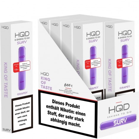 HQD Surv Vape  - 600 Grapey 18mg