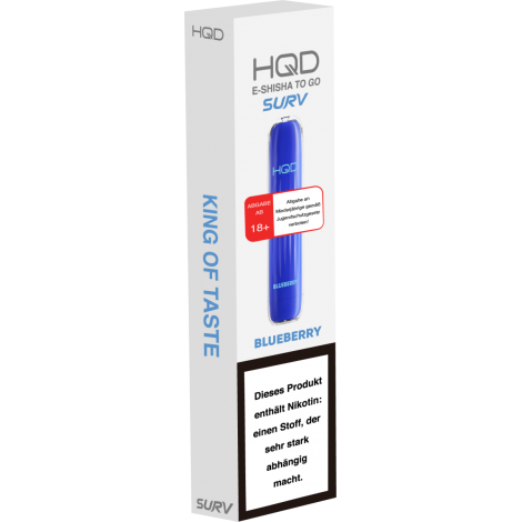 HQD Surv Vape  - 600 Blueberry 18mg